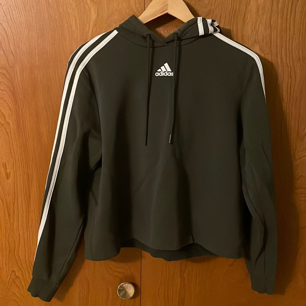 Adidas Cropped Boxy Hoodie